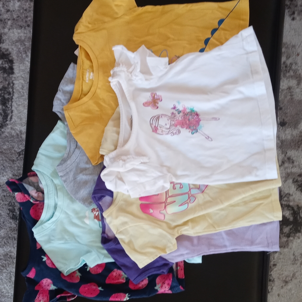 7 toddler girls t-shirts